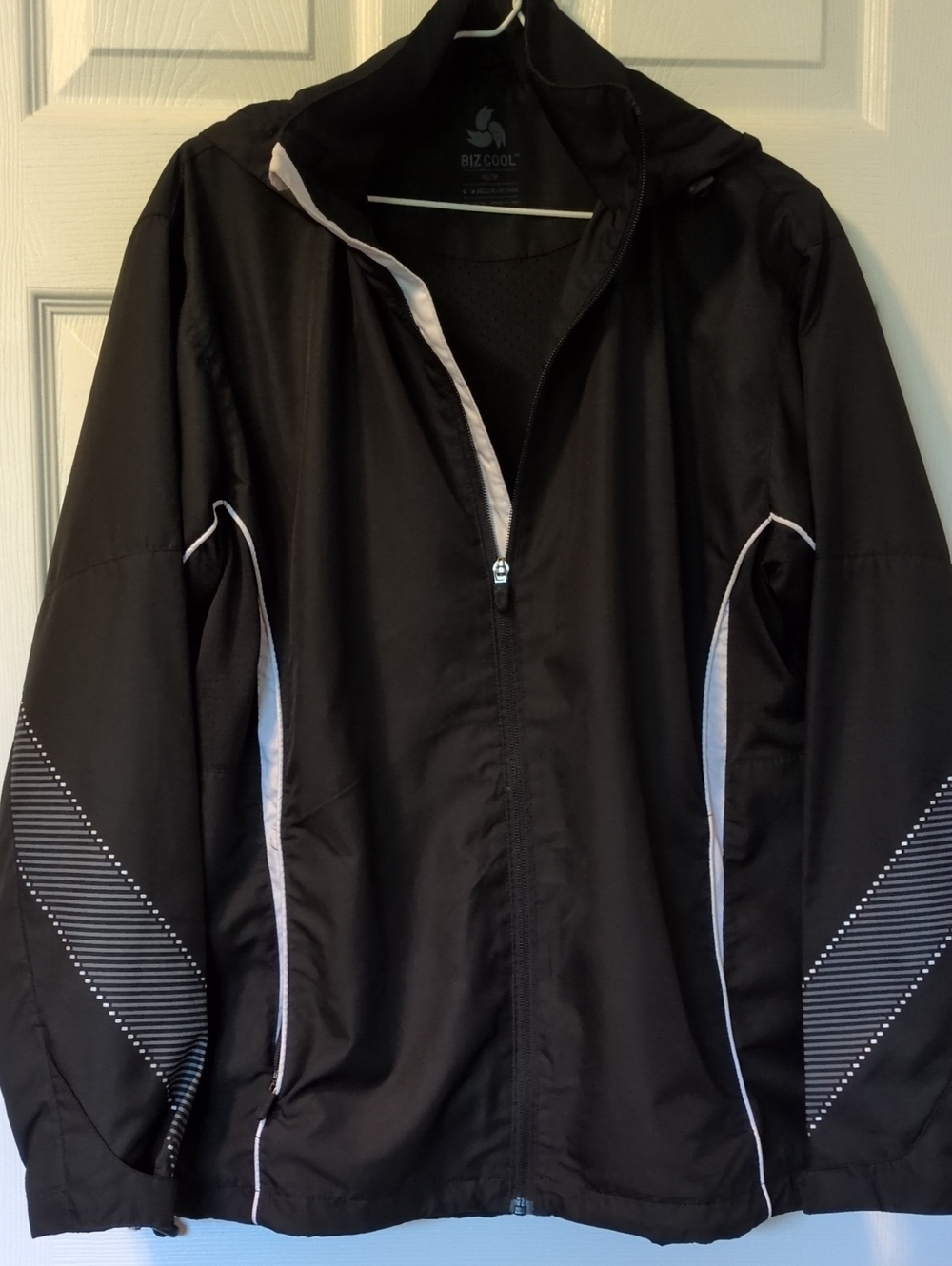 Men’s Black Performance Zip-Front Jacket